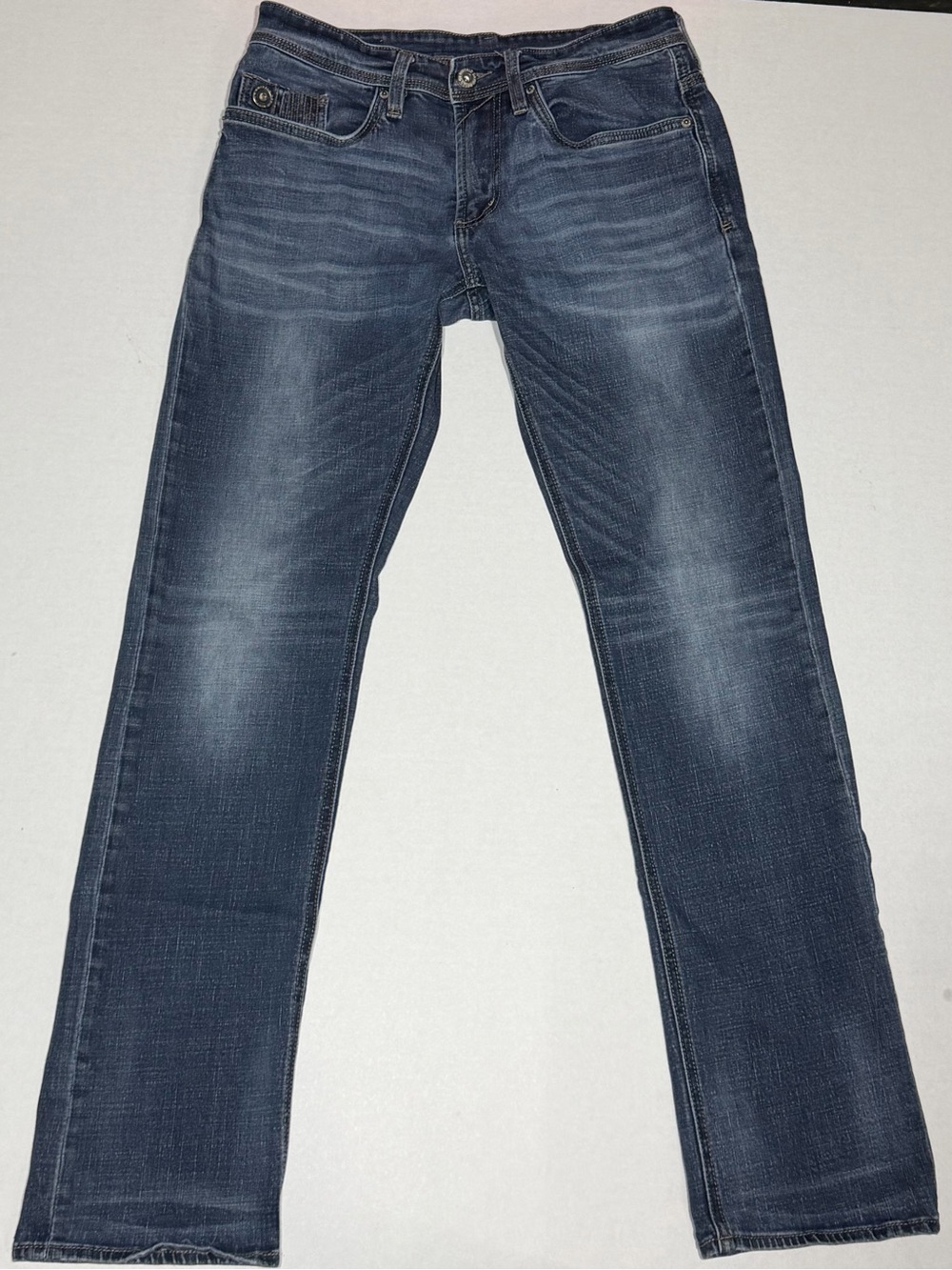 Buffalo David Bitton Men's Slim Straight Dark Blue Jeans